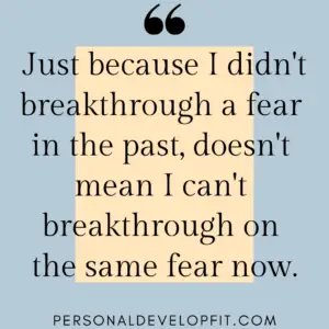 affirmations for fear