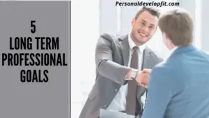 long term goals examples