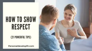 how to show respect