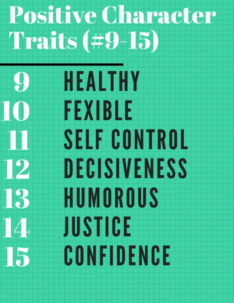 The Top 15 Positive Character Traits (For Unshakable Character)