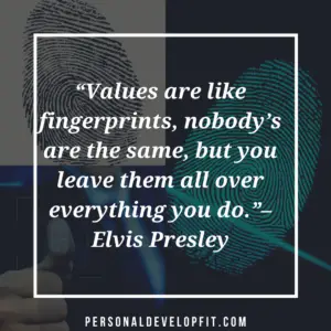 quotes about values